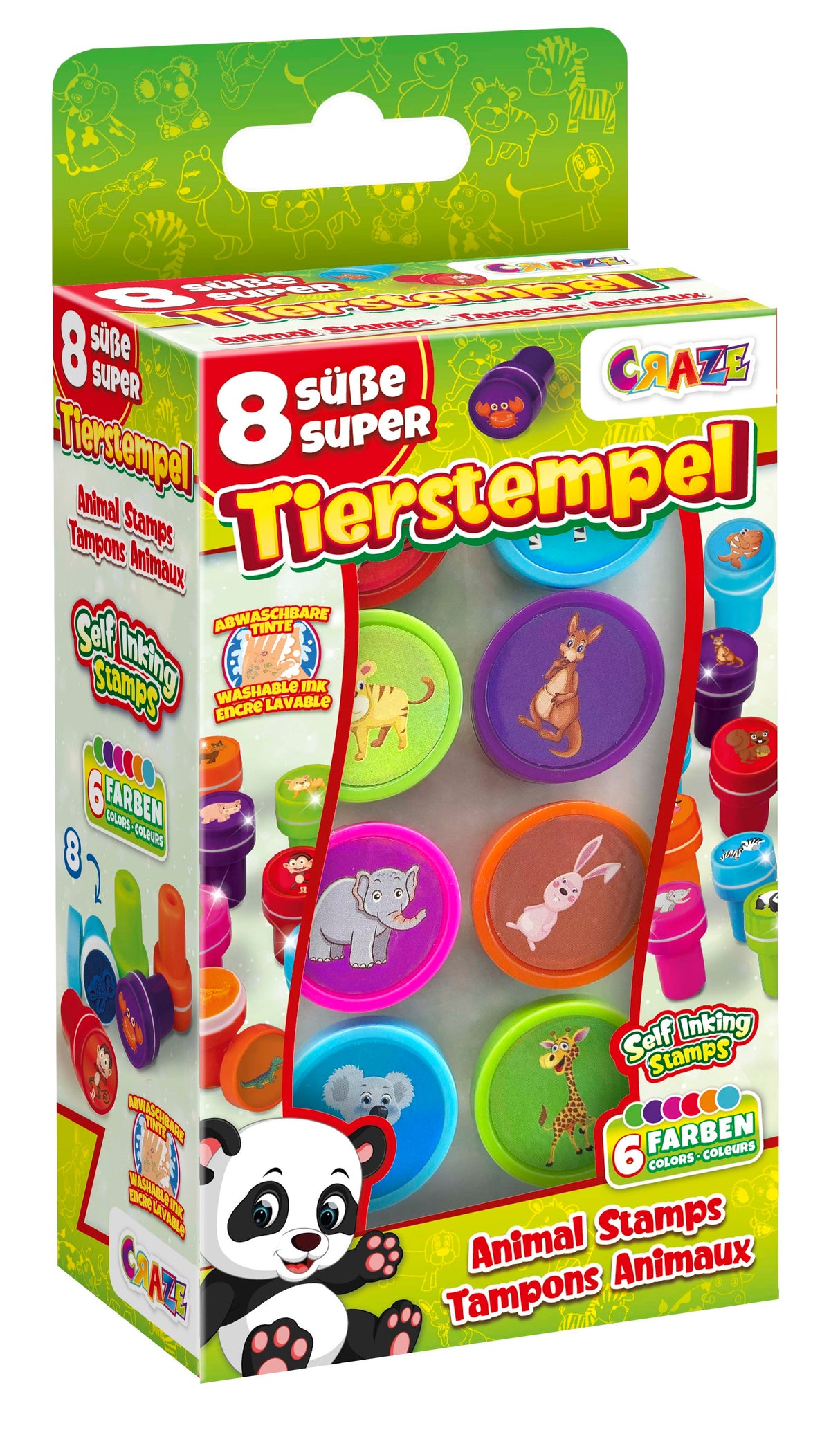 Stempelset Tiere 8er Set