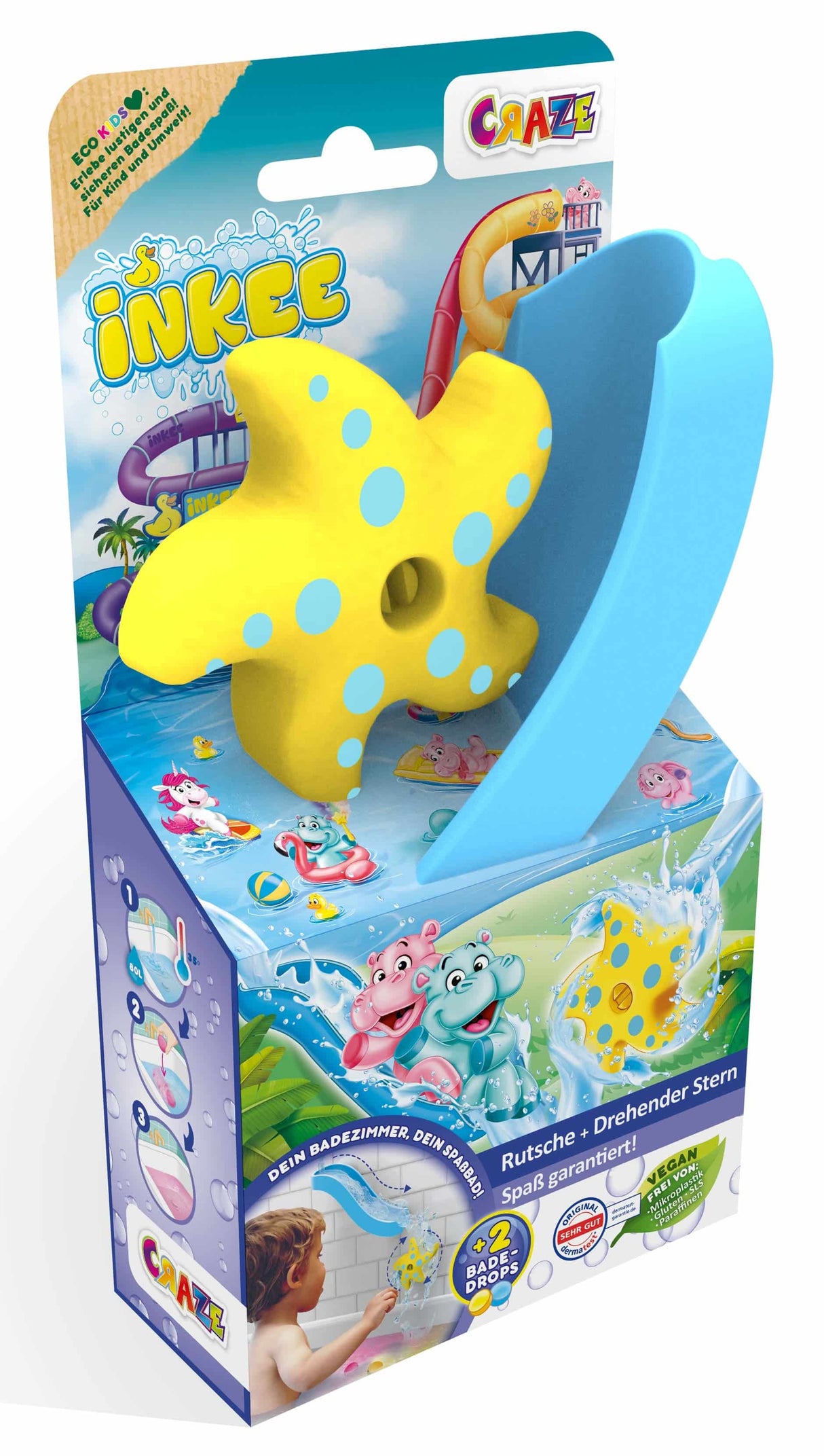 CRAZE Inkee Baderutsche mit Seestern