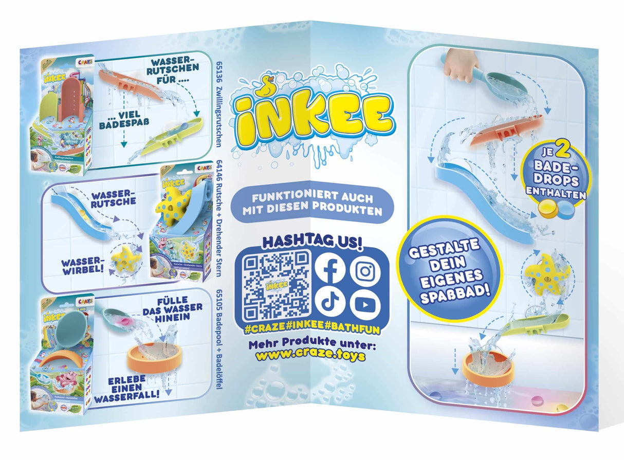 CRAZE Inkee Baderutsche mit Seestern