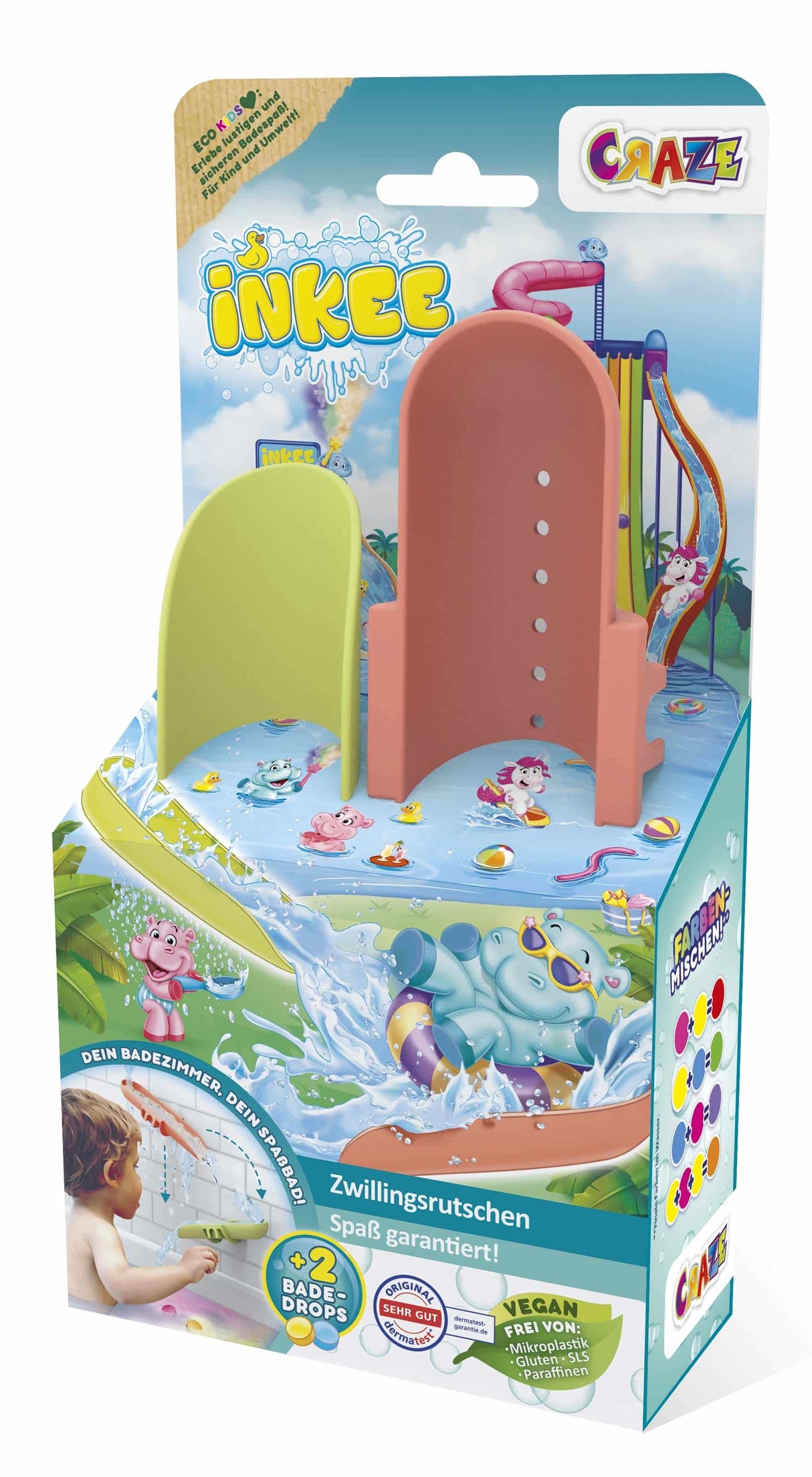 CRAZE Inkee Bad Doppelrutschen