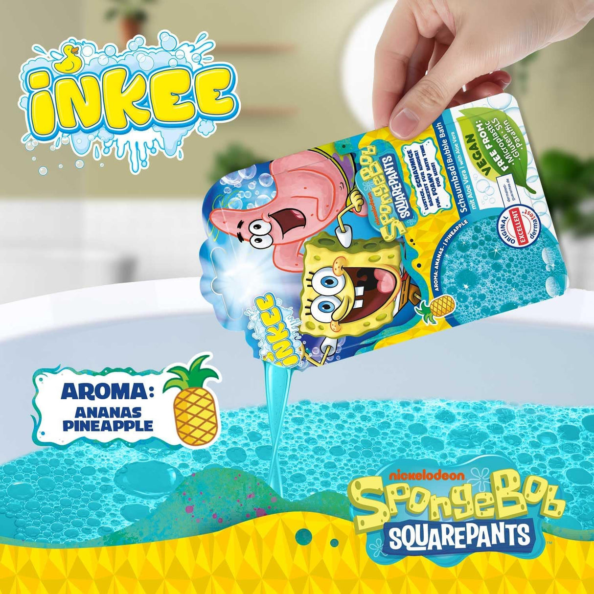 CRAZE Inkee Schaumbad Sponge Bob