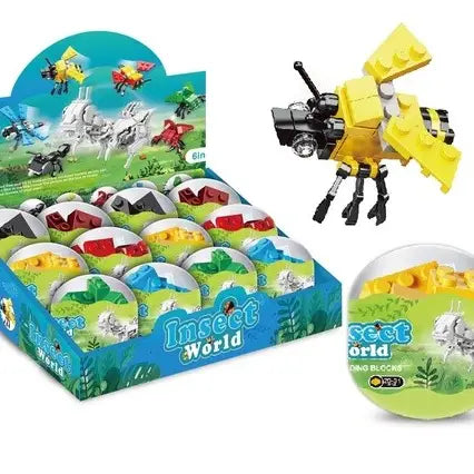 Insekten Überraschungsei mit Bausteinen