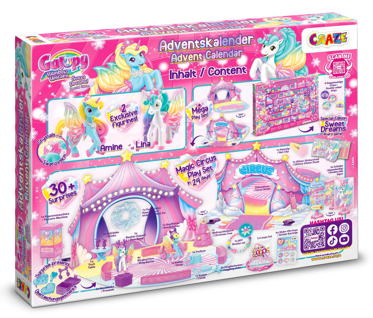 CRAZE Adventskalender Galuppy Sweet