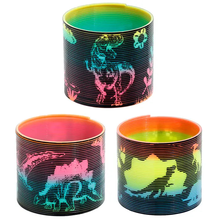 Federspielzeug Spirale Dino assortiert