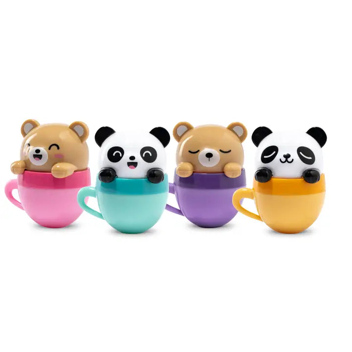 Lippenbalsam Martinelia Tiere in Kaffetasse