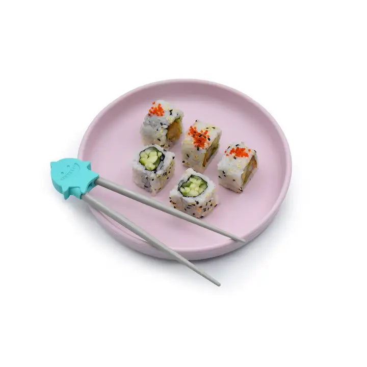 Melii Esstäbchen mit Etui Hai