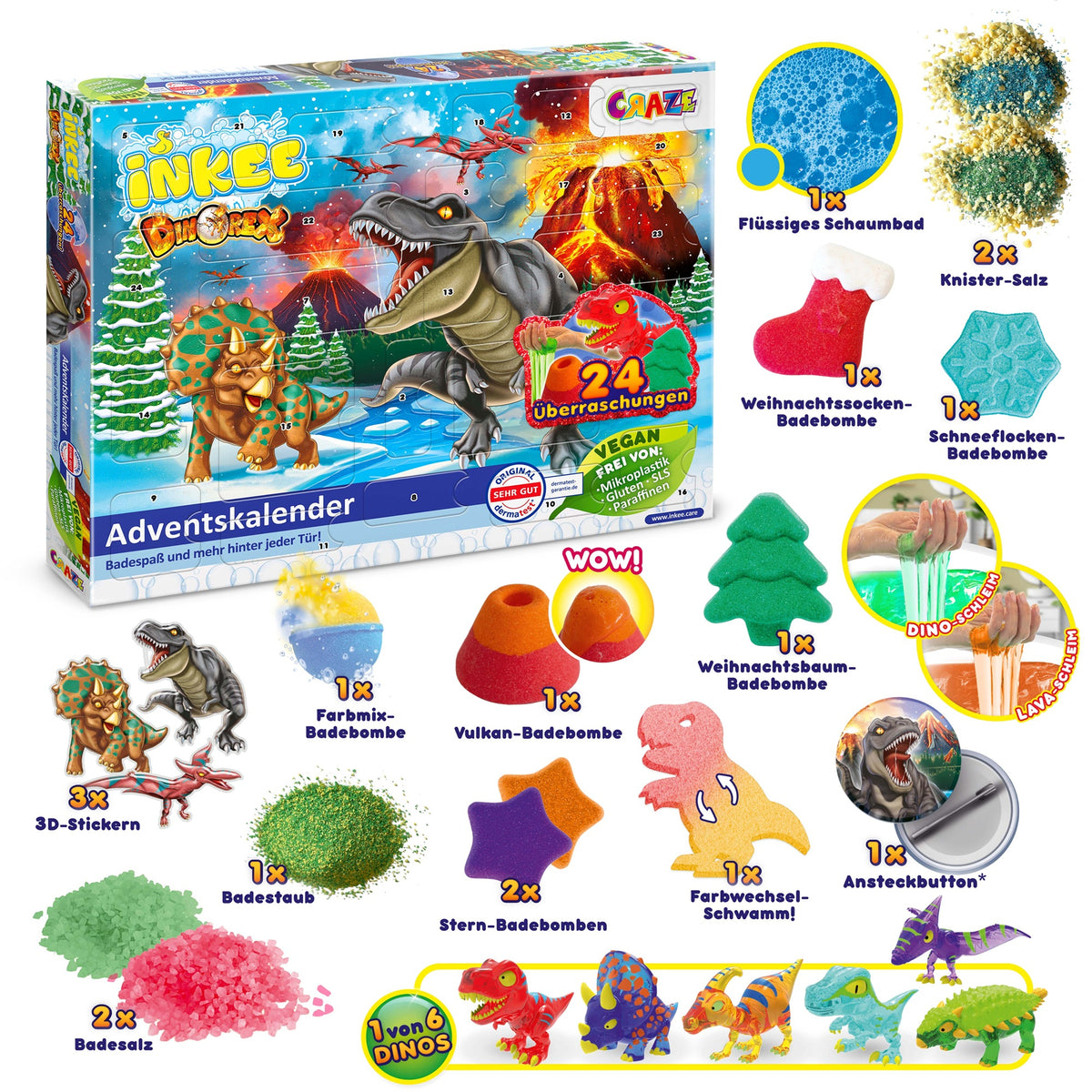 CRAZE Adventskalender Dino