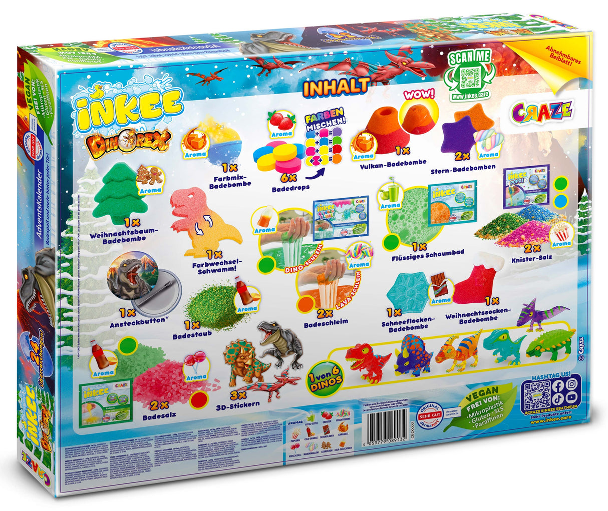 CRAZE Adventskalender Dino