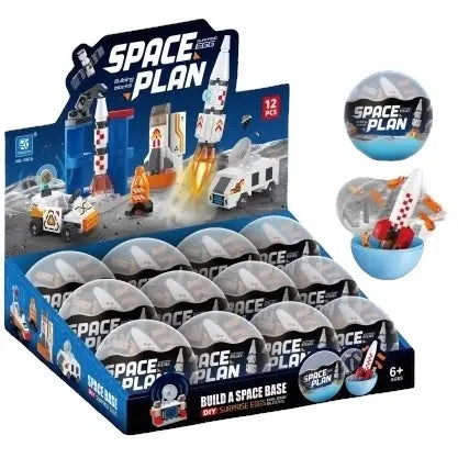 Space Überraschungsei mit Bausteinen