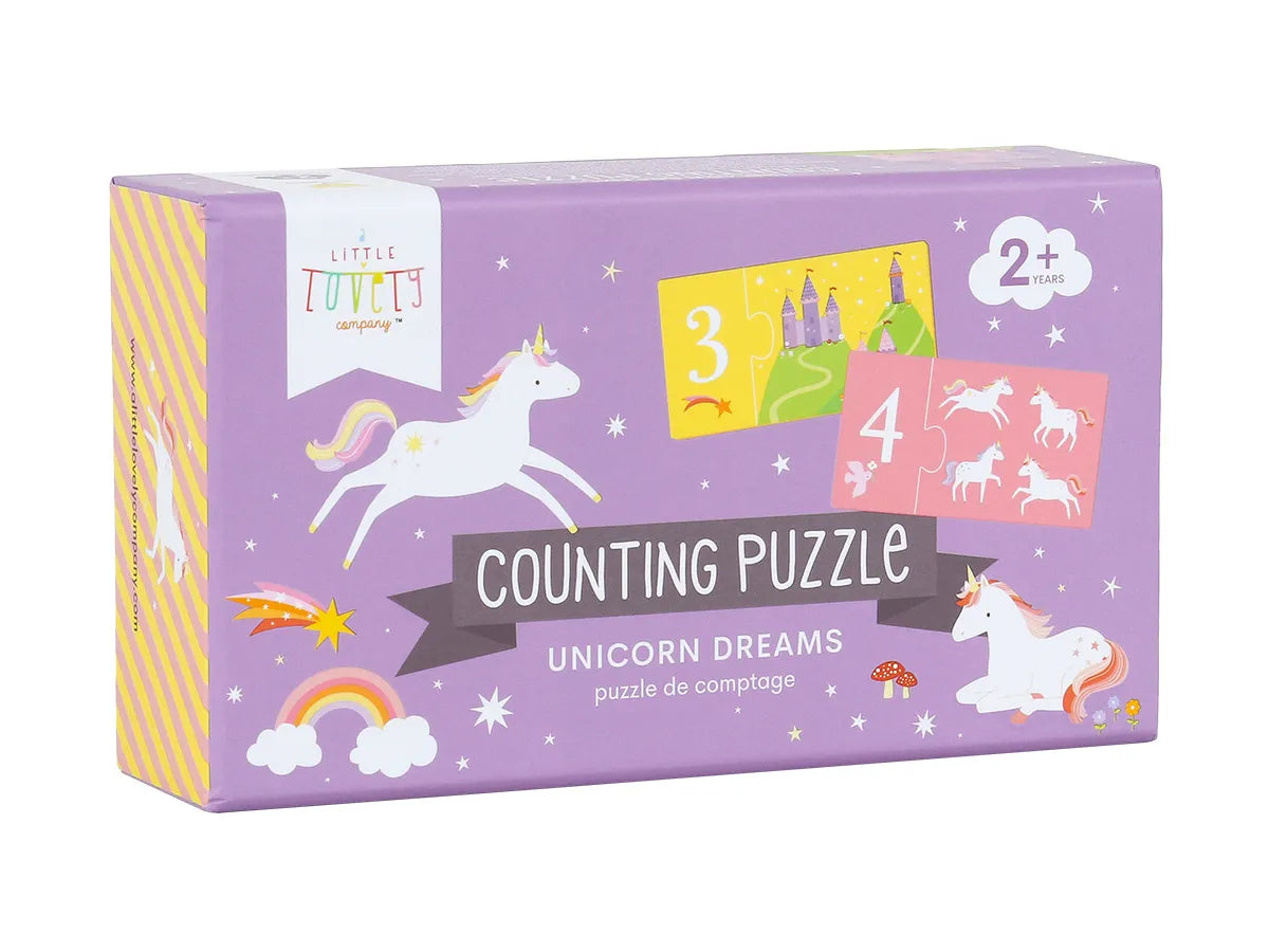 ALLC Zahlen Puzzle Einhorn
