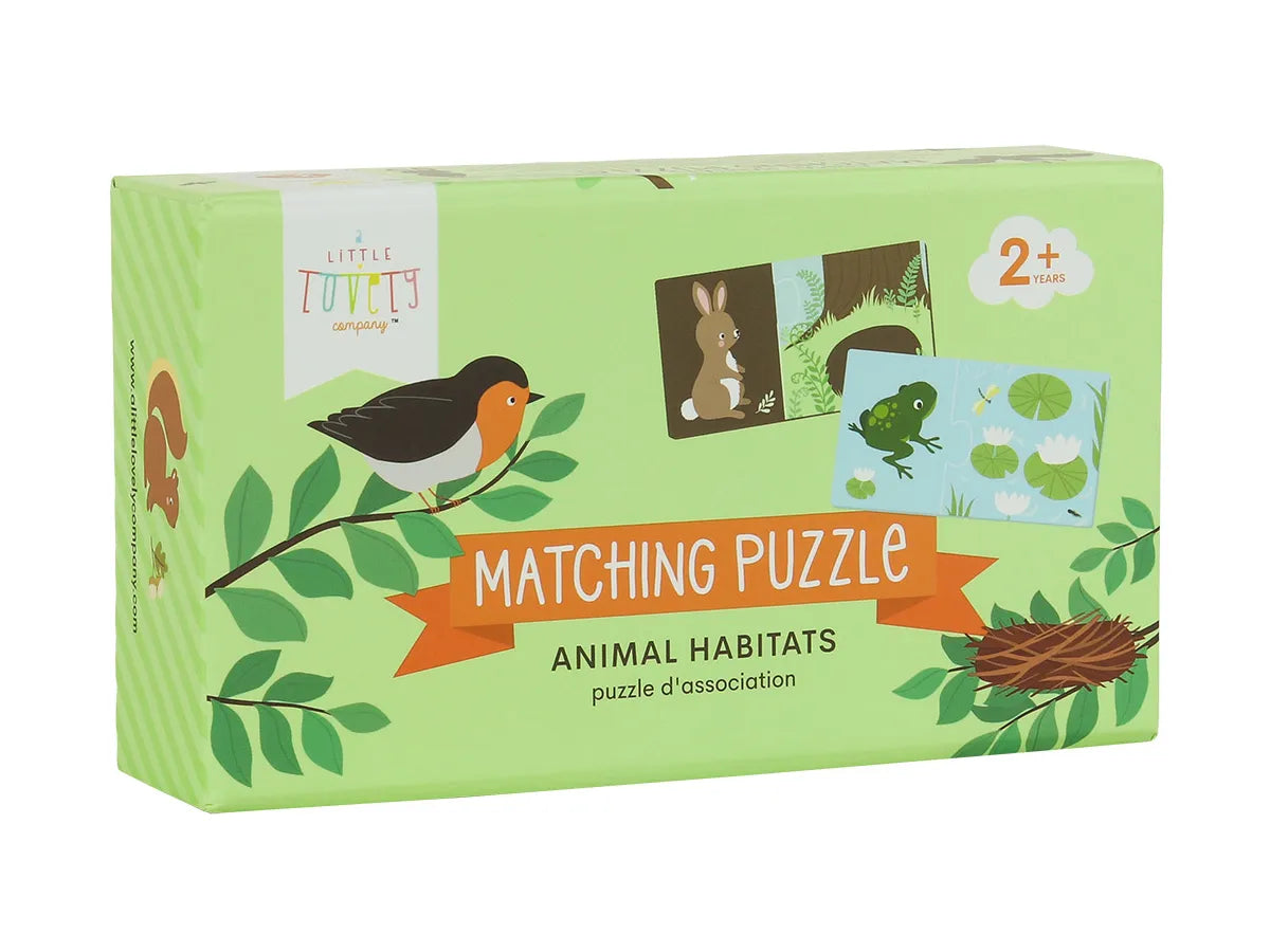 ALLC Kinder Puzzle Tiere habitats