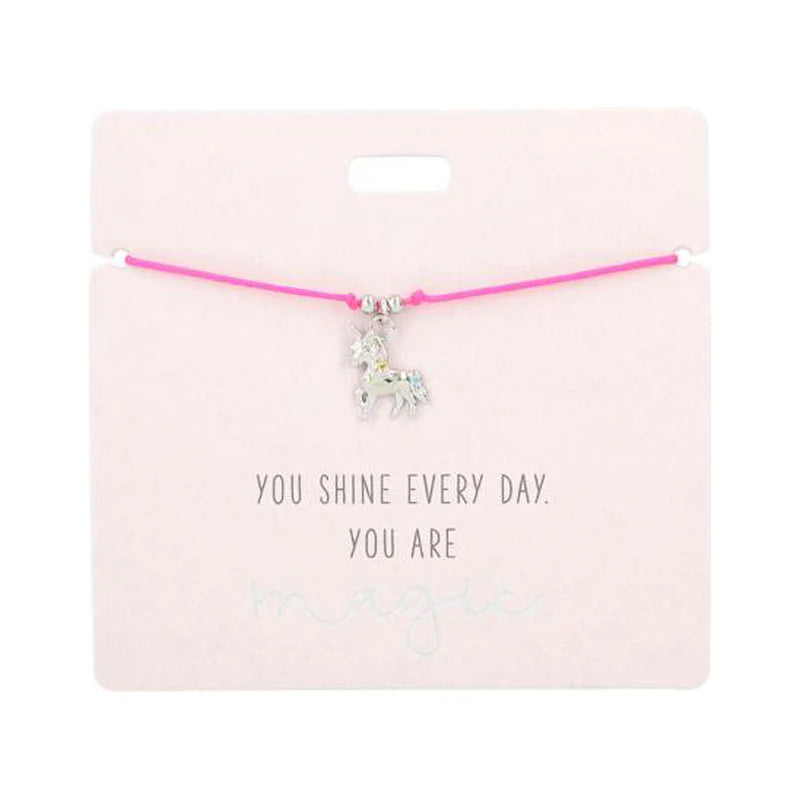 Armband mit Charms - Einhorn