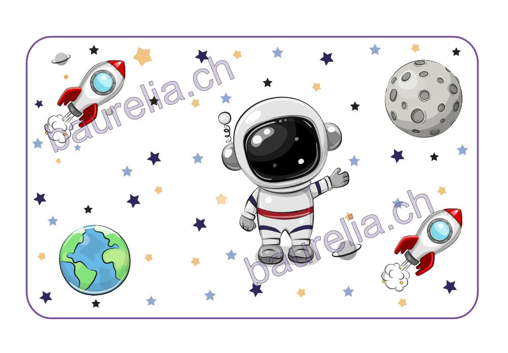 Baurelia Box Inlay bedruckt Astronaut 2