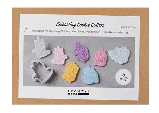 Ausstechformen und Stanzformen 6er Set Einhorn