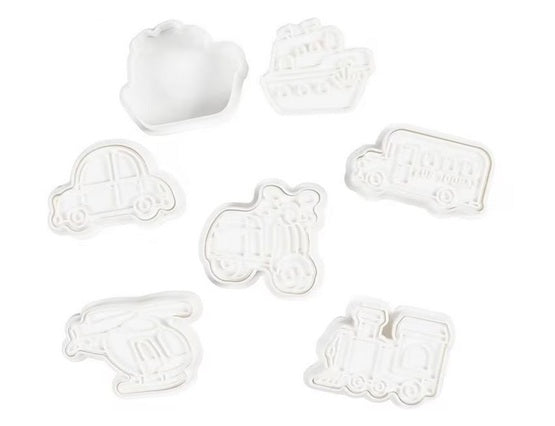 Ausstechformen und Stanzformen 6er Set Fahrzeug
