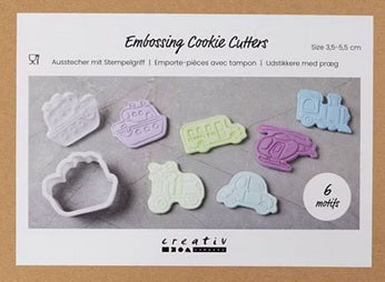 Ausstechformen und Stanzformen 6er Set Fahrzeug