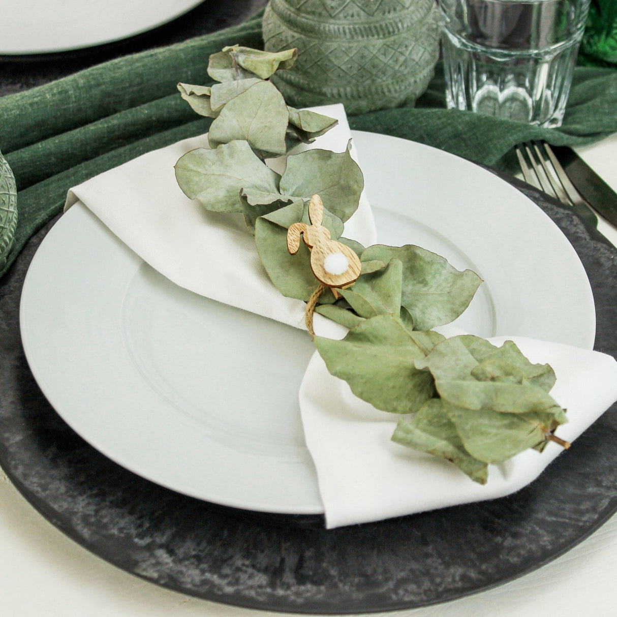 6 Oster Holzklammern