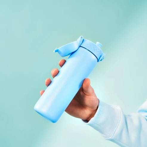 Edelstahl Trinkflasche Ion8 500ml Pastellblau