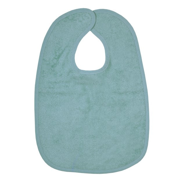 Lätzli mit Klettverschluss Eisblau