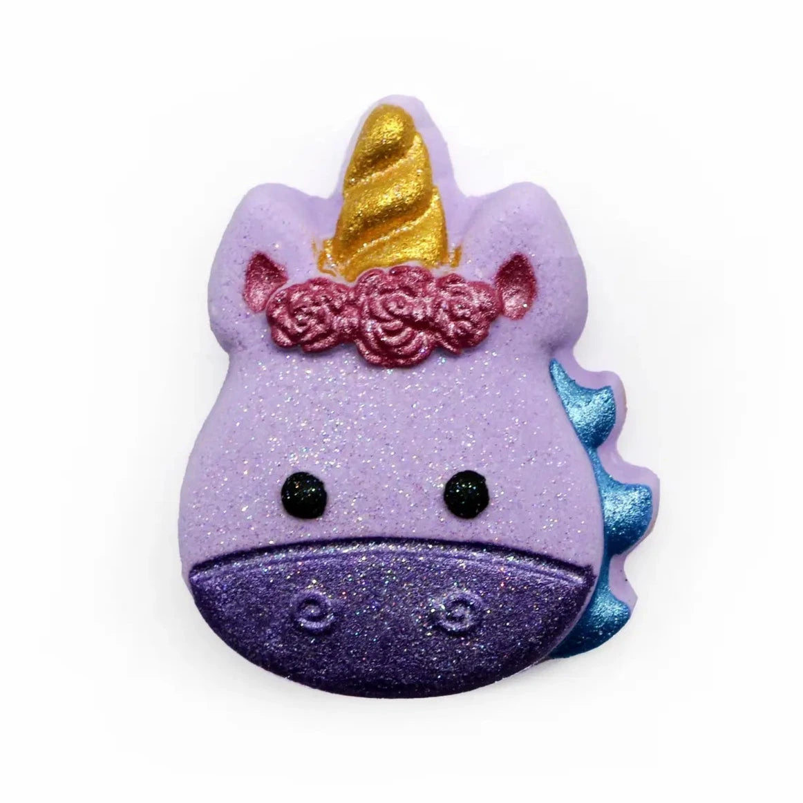 Badekugel Mini handgemacht Einhornkopf