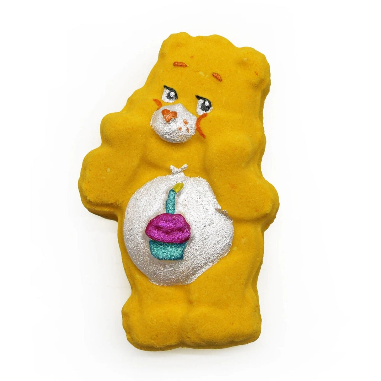 Badekugel handgemacht Glücksbärchi Gelb