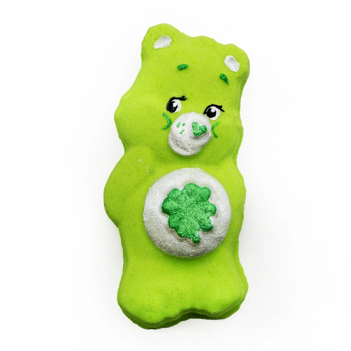 Badekugel handgemacht Glücksbärchi Grün