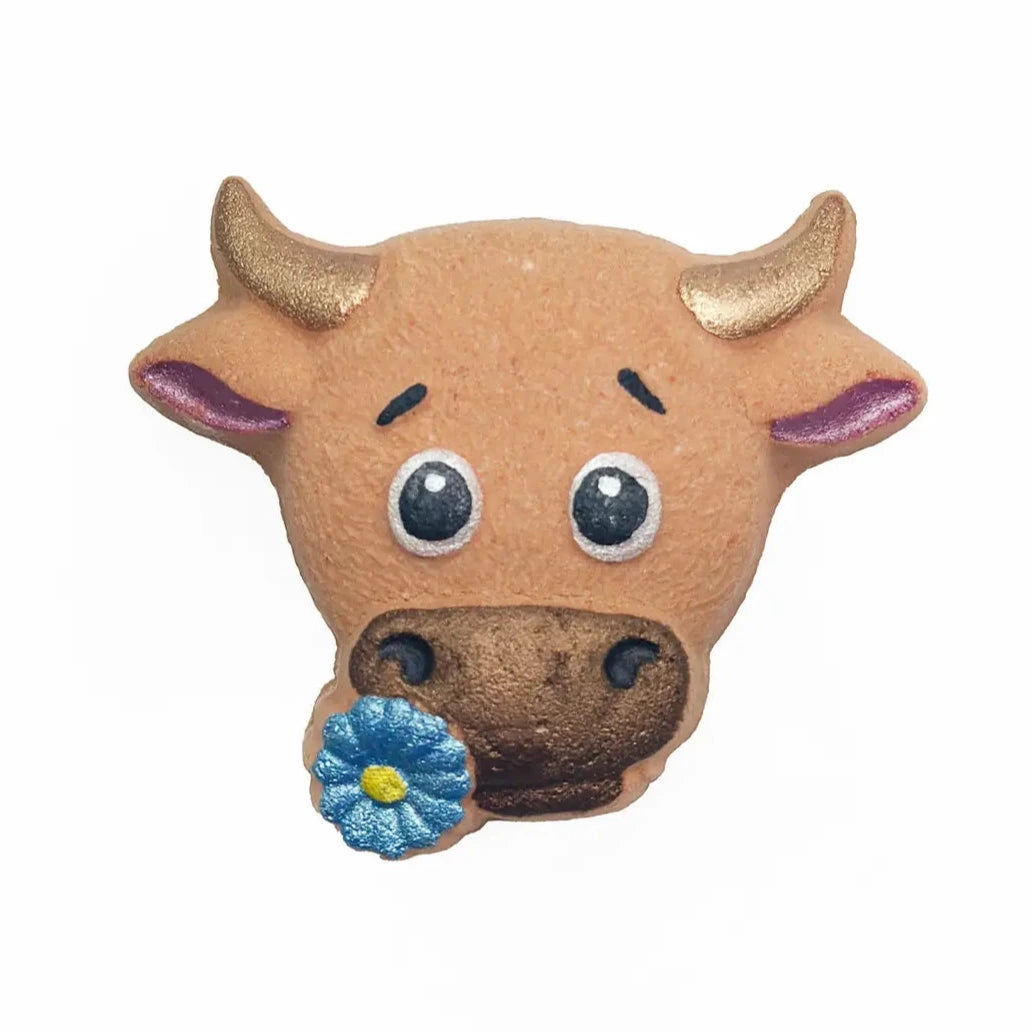 Badekugel handgemacht Kuh