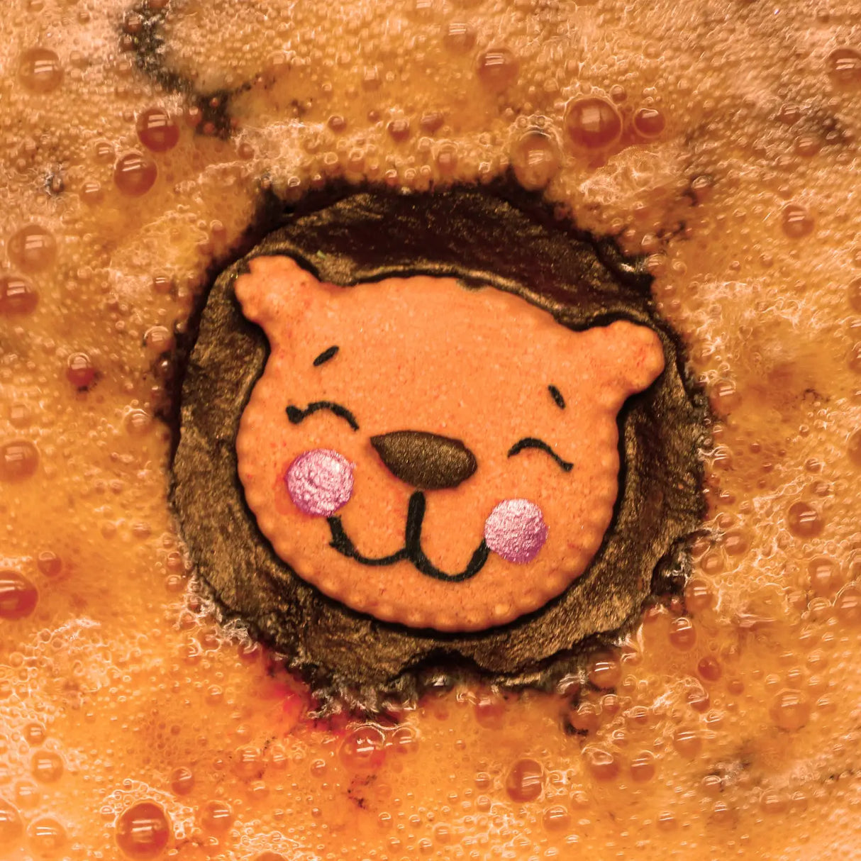 Badekugel Mini handgemacht Löwe