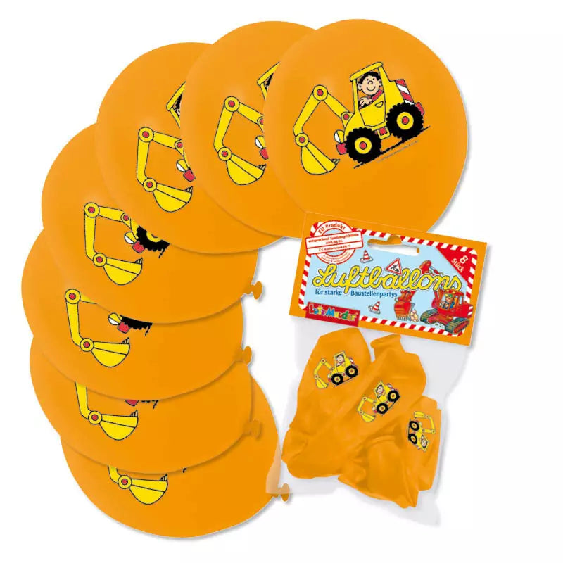 Geburtstagdeko Ballon Bagger