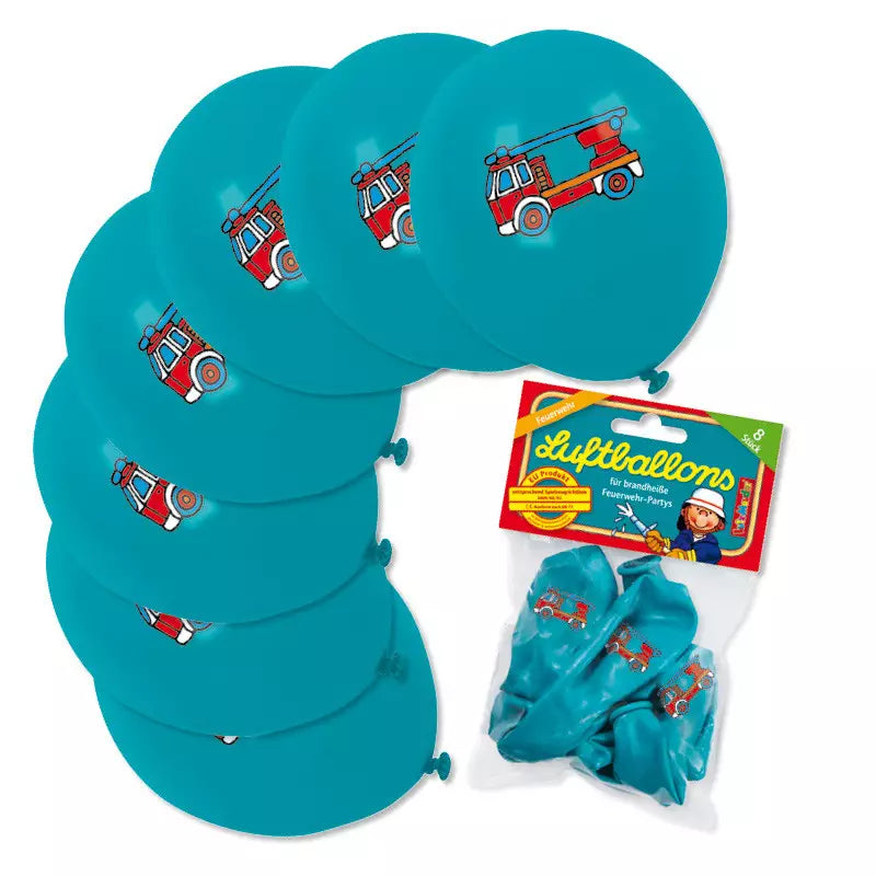 Geburtstagdeko Ballon Feuerwehr