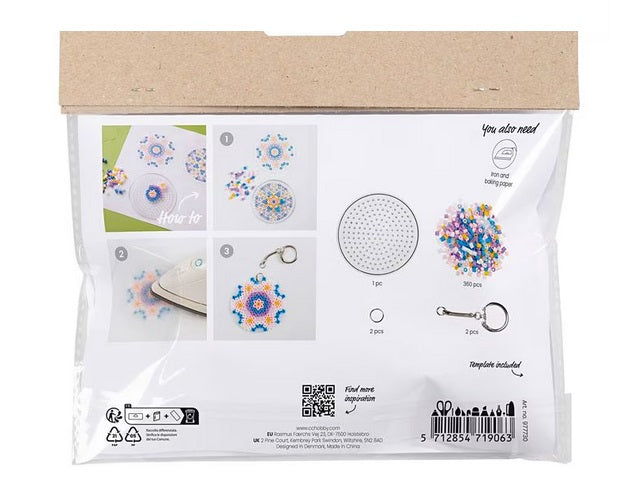 Bastelset Kinder Bügelperlen Schlüsselanhänger