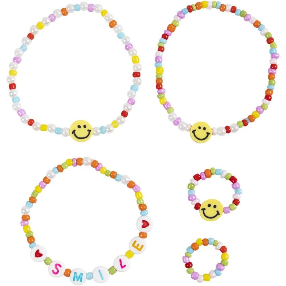 Bastelset Kinder Schmuck Mini Smiley