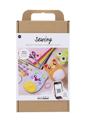 Bastelset Kinder Nähen Filz, Kordel, Knöpfe