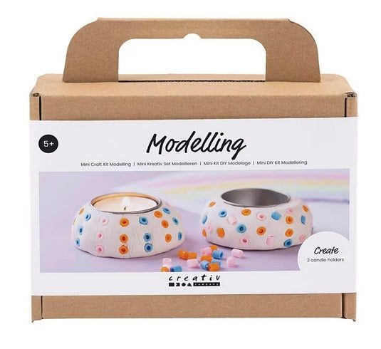 Bastelset Kinder Modellieren Teelichthalter