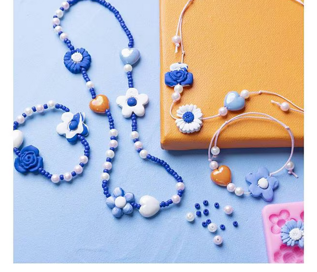 Bastelset Kinder Schmuckton Blume