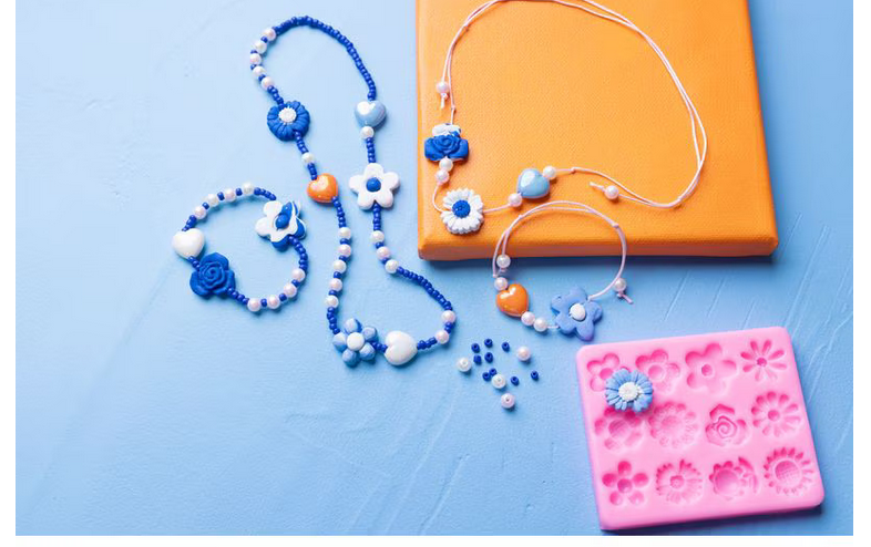 Bastelset Kinder Schmuckton Blume