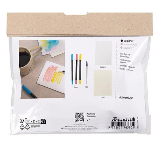 Bastelset Kinder Wasserfarben