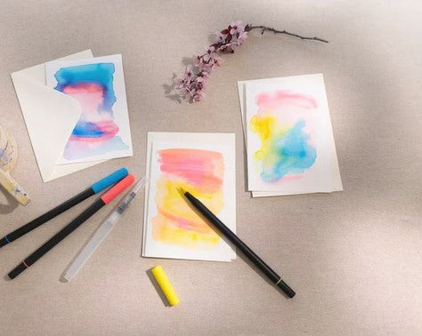 Bastelset Kinder Wasserfarben