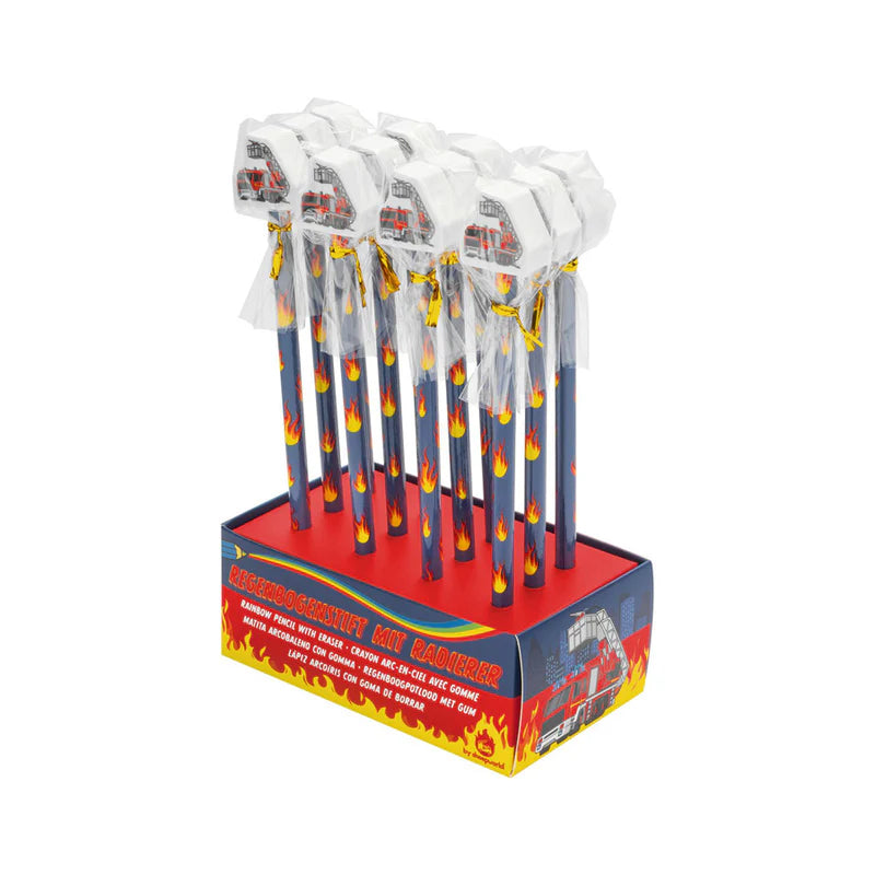 Bleistift mit Radiergummi Feuerwehr