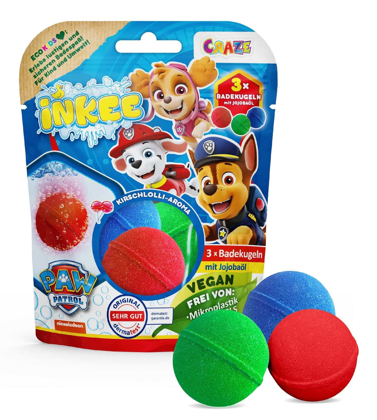 CRAZE Badekugeln 3er Set Paw Patrol