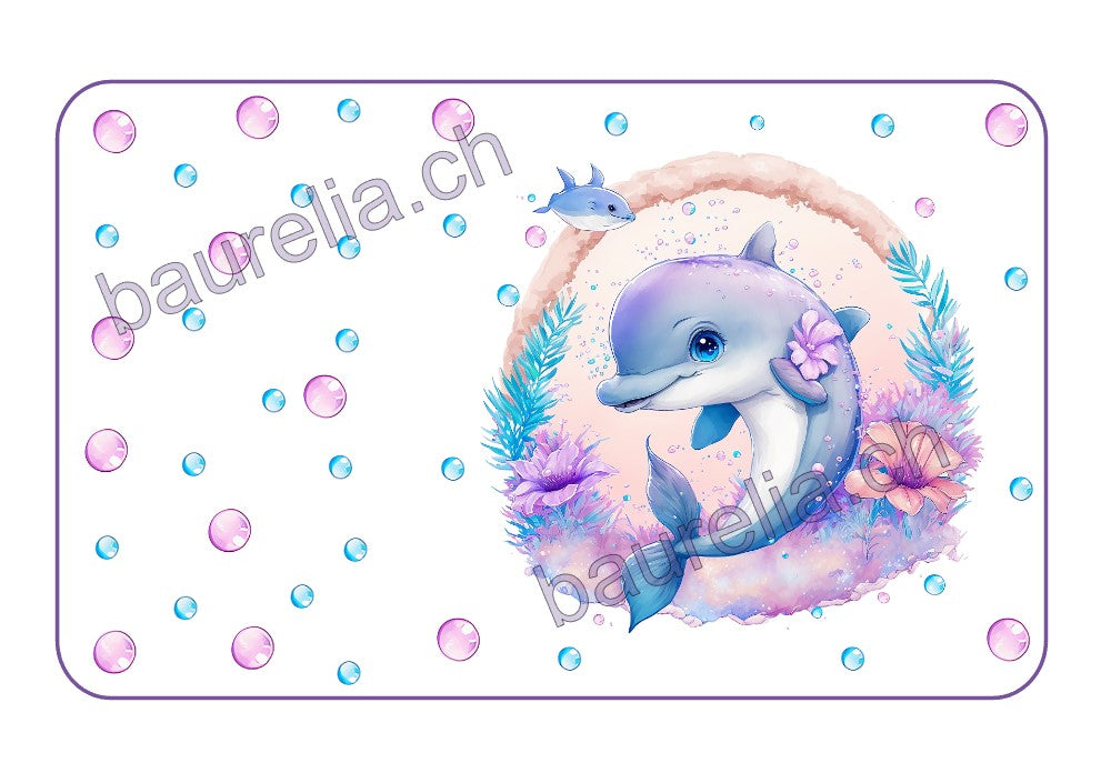 Baurelia Box Inlay bedruckt Delfin 1