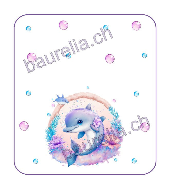 Baurelia Box Inlay bedruckt Delfin 1