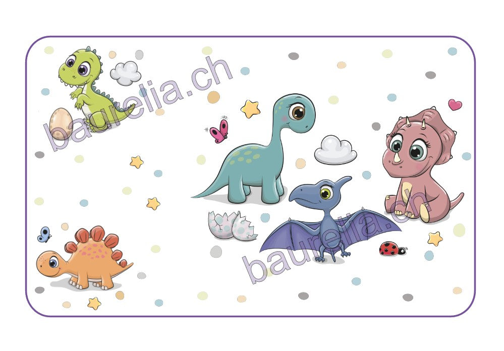 Baurelia Box Inlay bedruckt Dino 1