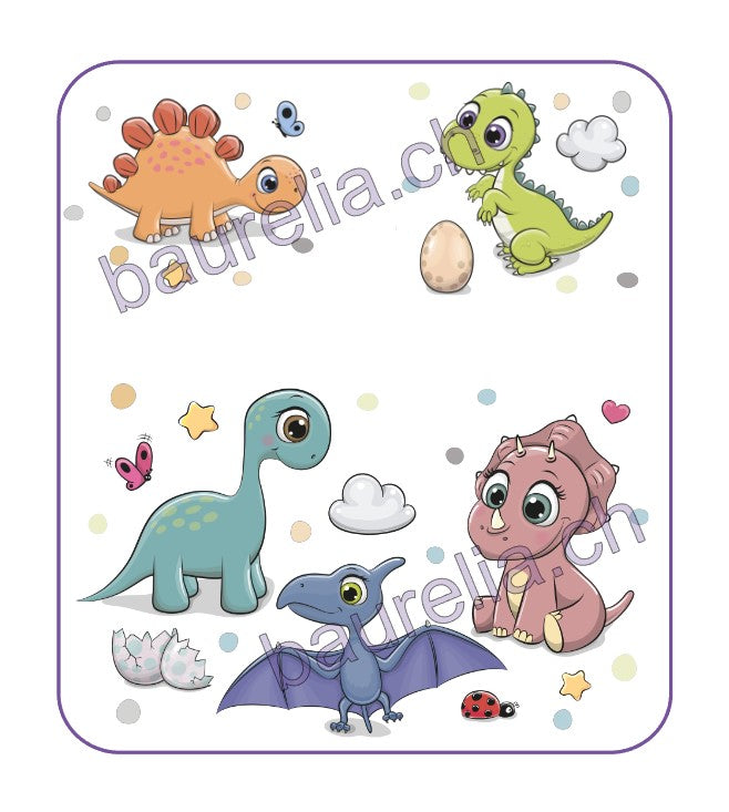 Baurelia Box Inlay bedruckt Dino 1