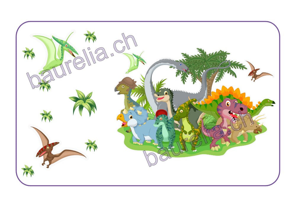 Baurelia Box Inlay bedruckt Dino 5