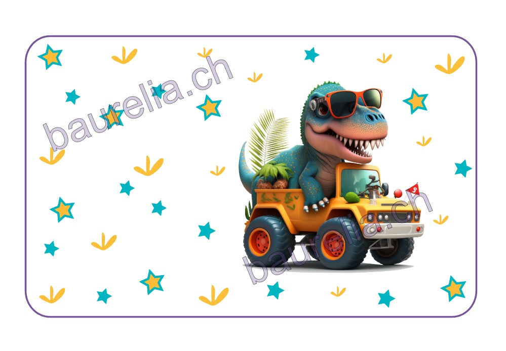 Baurelia Box Inlay bedruckt Dino 6