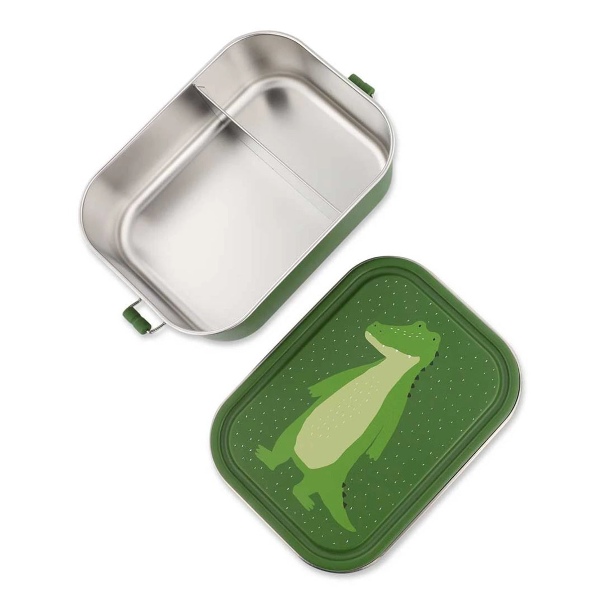 Edelstahl Znünibox mit Unterteilung Trixie Alligator