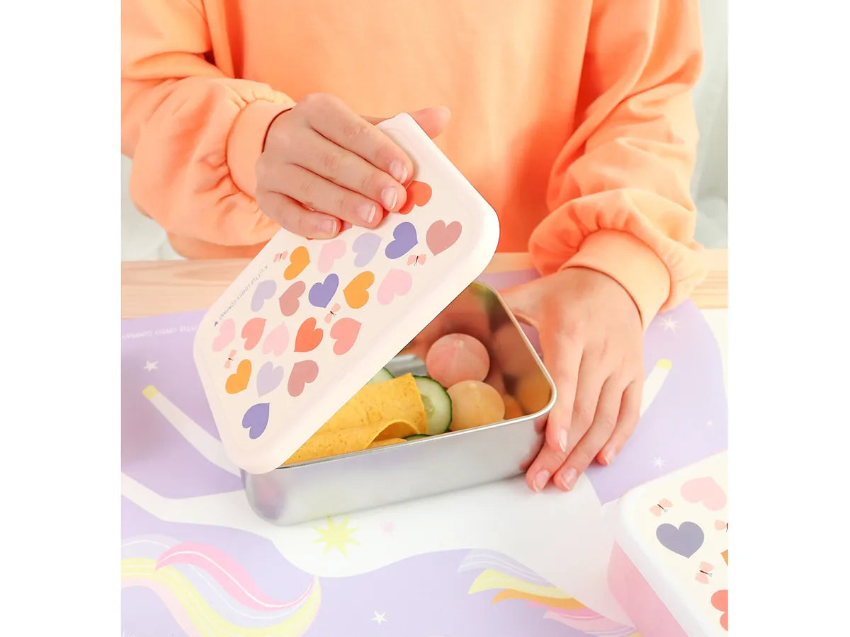 Znünibox Edelstahl ALLC Herz