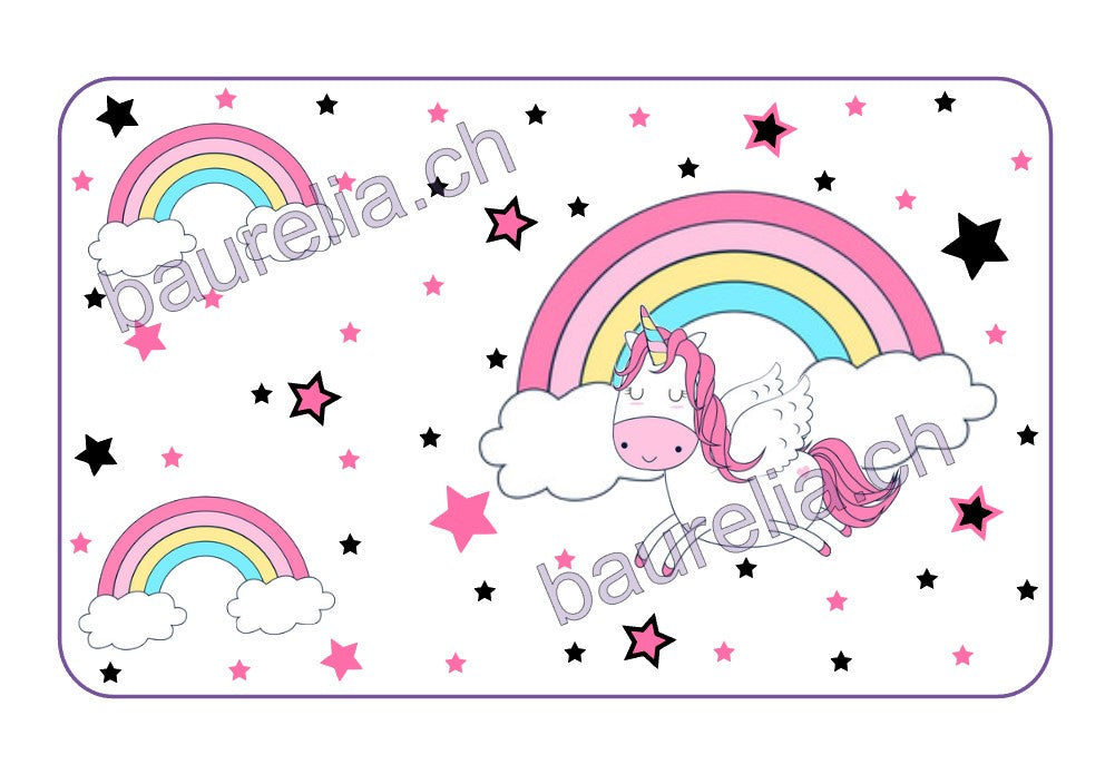 Baurelia Box Inlay bedruckt Einhorn 2