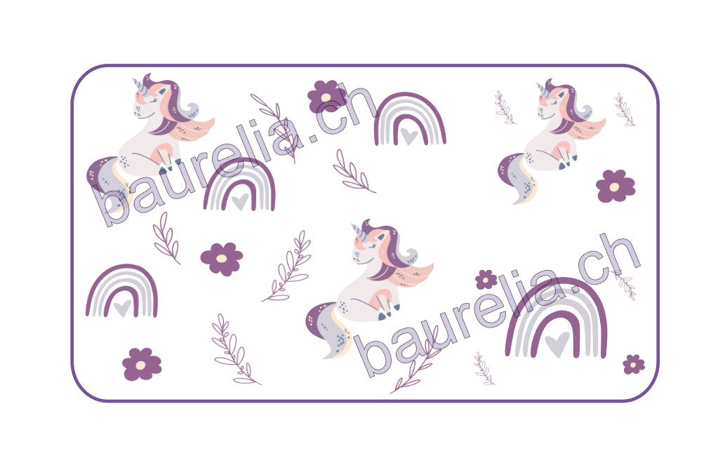 Baurelia Box Inlay bedruckt Einhorn 8